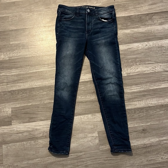 Dark blue/washed skinny jeans - Picture 3 of 3